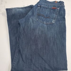 7 for all mankind jeans relaxed button up
